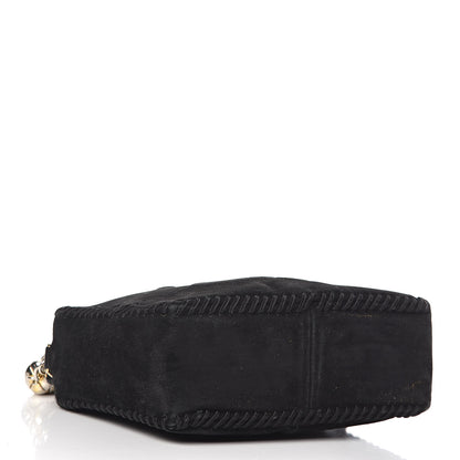 Chanel Suede CC Tassel Camera Case Black 4 of 13