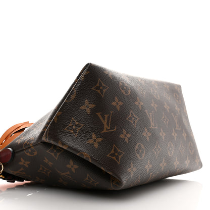 Louis Vuitton Monogram Beaubourg Hobo Mini Bordeaux Red Peach Safran Blue Jean Blue 9 of 11