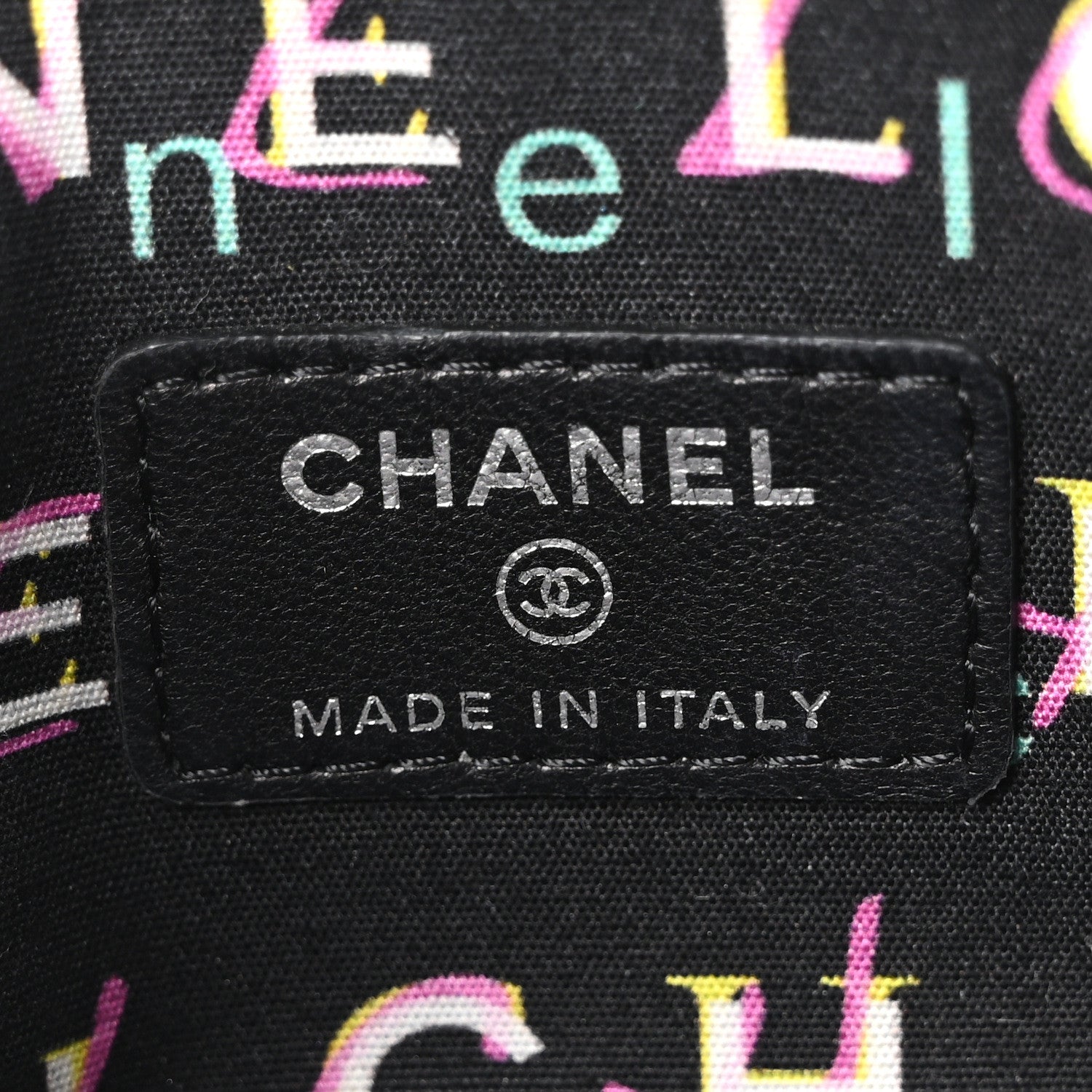 Chanel Lambskin Quilted Small Clutch With Chain Black 6 of 10