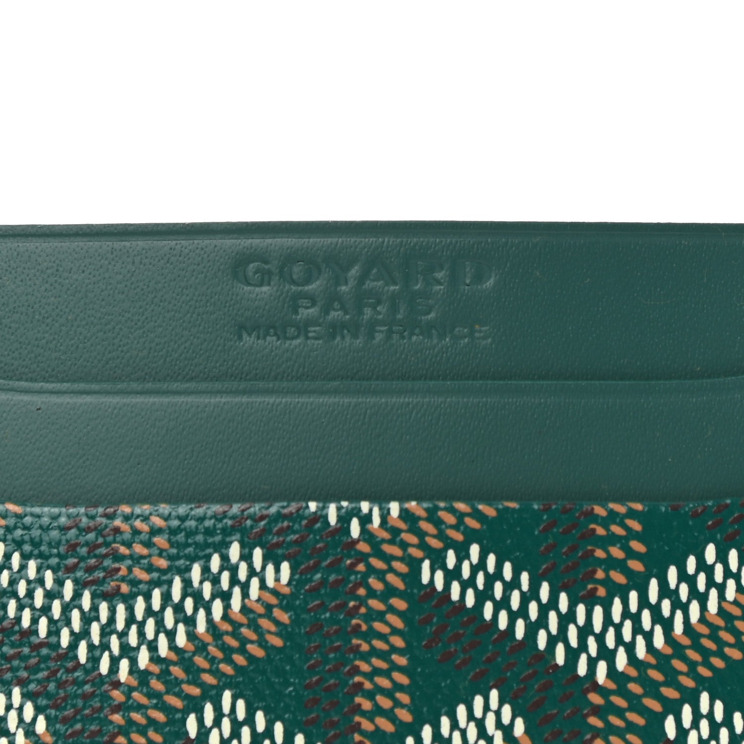 Goyard Goyardine Saint Sulpice Card Holder Green 6 of 6