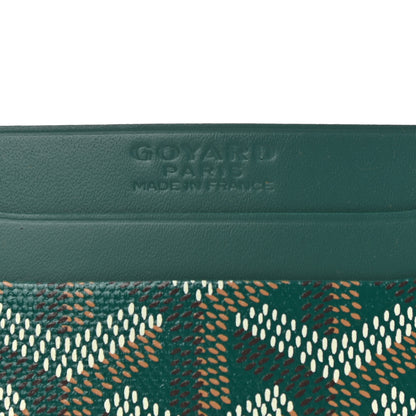 Goyard Goyardine Saint Sulpice Card Holder Green 6 of 6