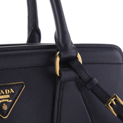 Prada Saffiano Lux Parabole Tote Baltico 9 of 12
