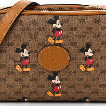 Gucci X DISNEY Mini Vintage GG Supreme Monogram Mickey Mouse Shoulder Bag Beige Vintage Sun Oil 8 of 11