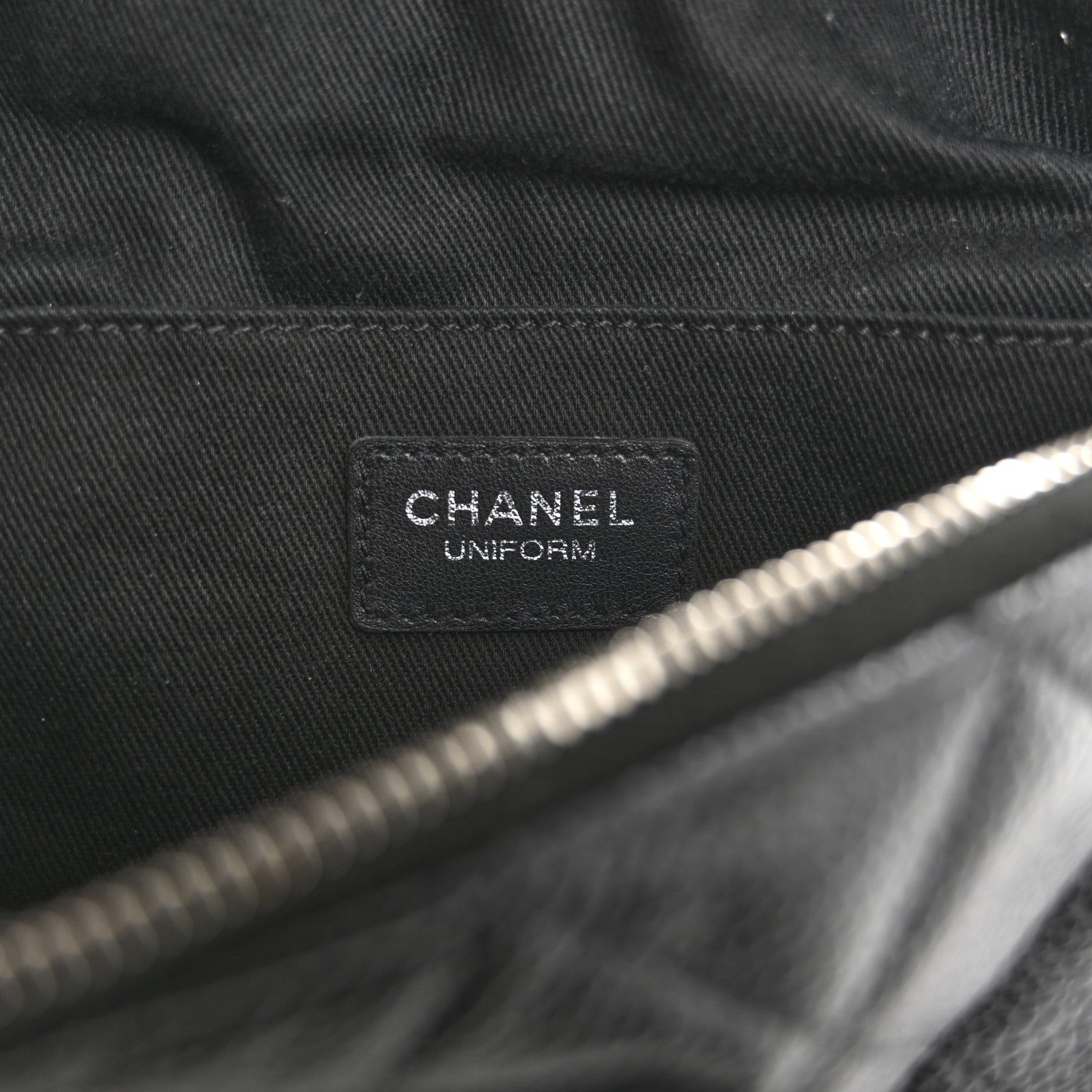 Chanel Grained Calfskin Quilted Waist Belt Bag Black 6 of 12