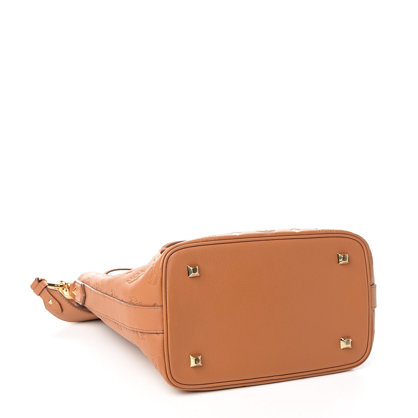 Calfskin Ottomar Essential Drawstring Bag Cognac