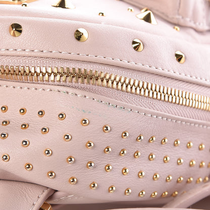 MCM Calfskin Stud X-Mini Stark Bebe Boo Backpack Pink 12 of 12