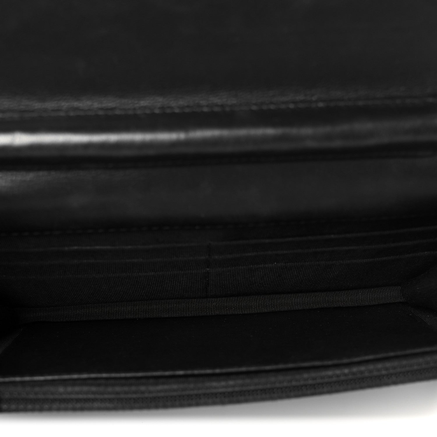 Chanel Sheepskin Chevron Reissue Wallet On Chain WOC So Black 5 of 11