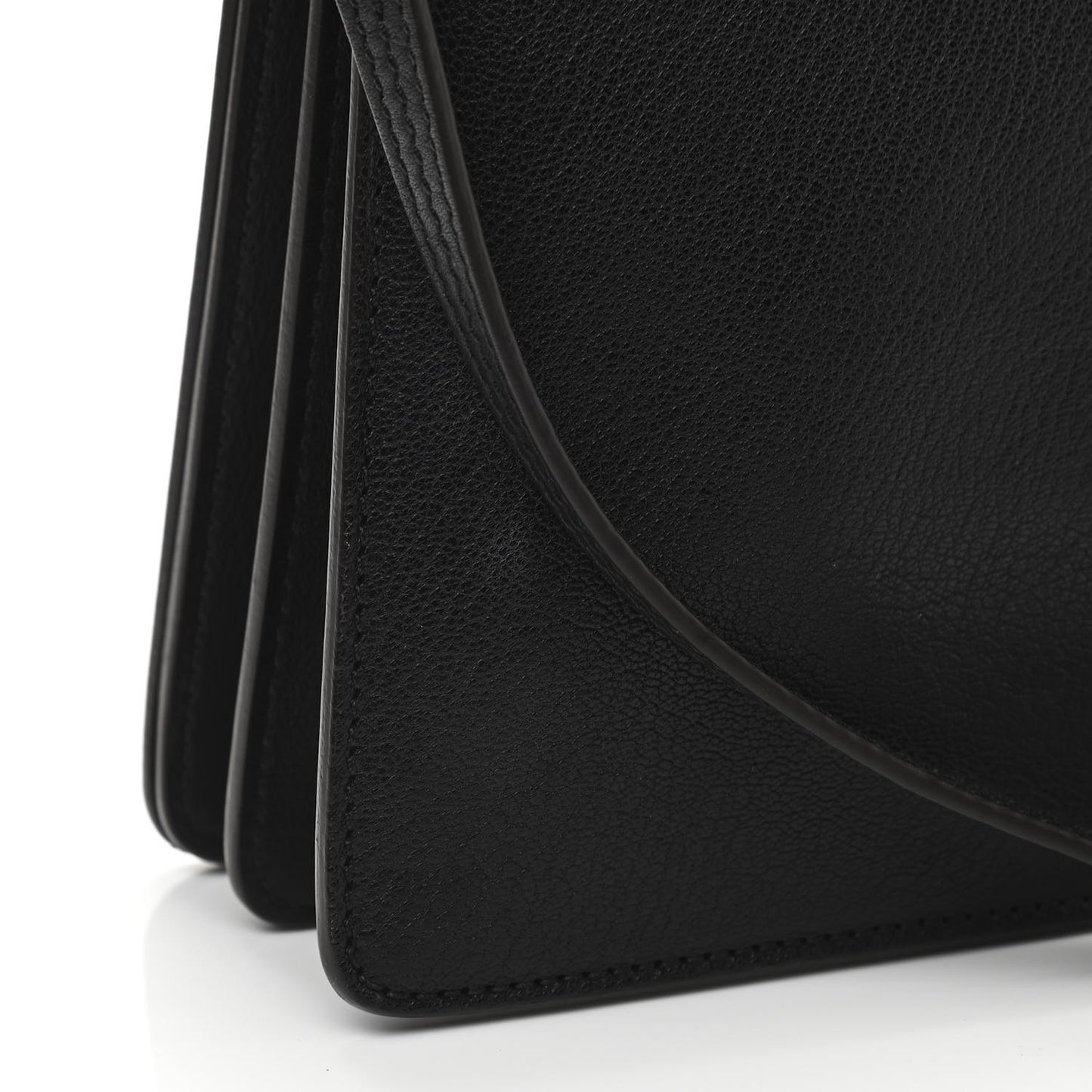 Calfskin Medium Faye Shoulder Bag Black