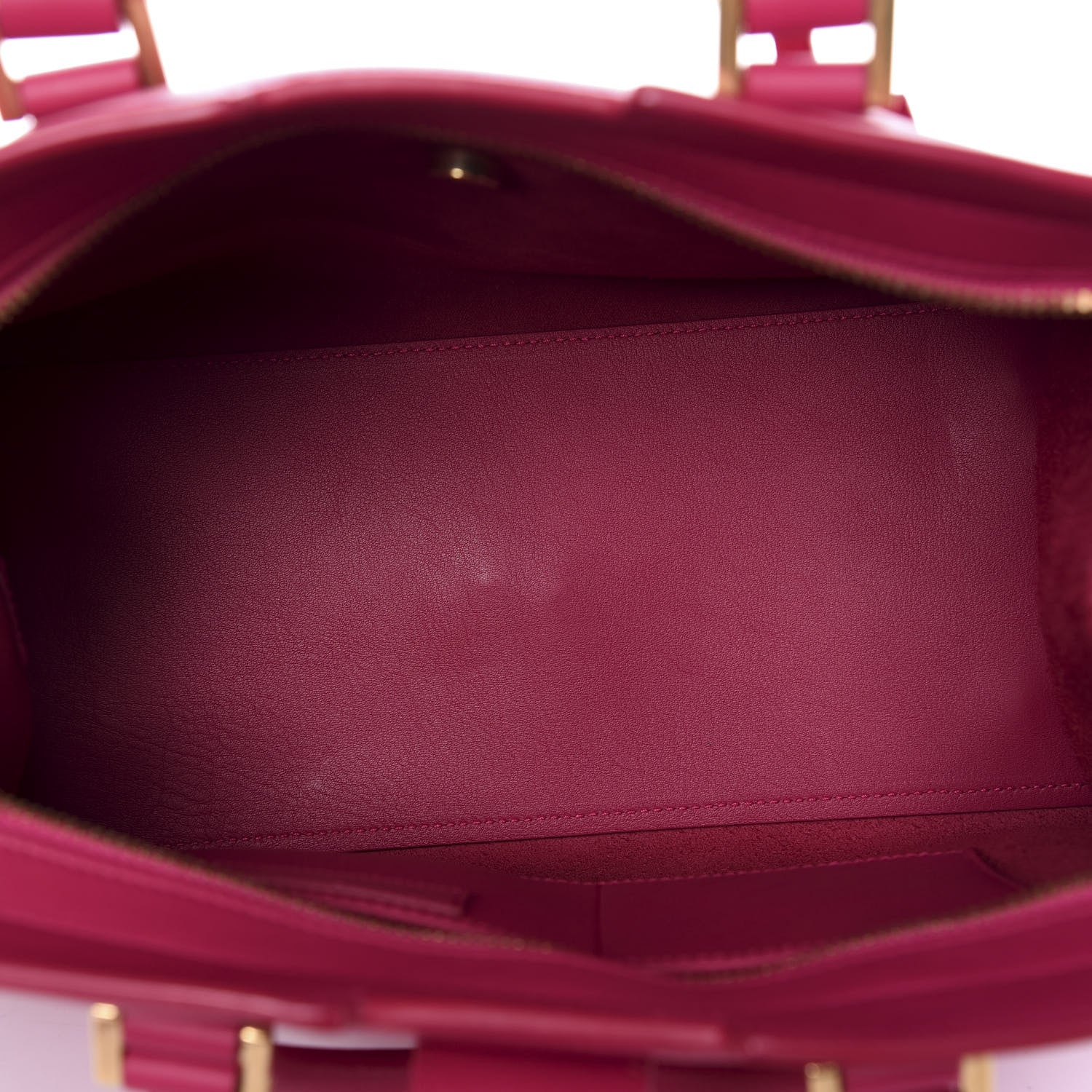 Saint Laurent Calfskin Small Classic Y Cabas Fuchsia 5 of 9