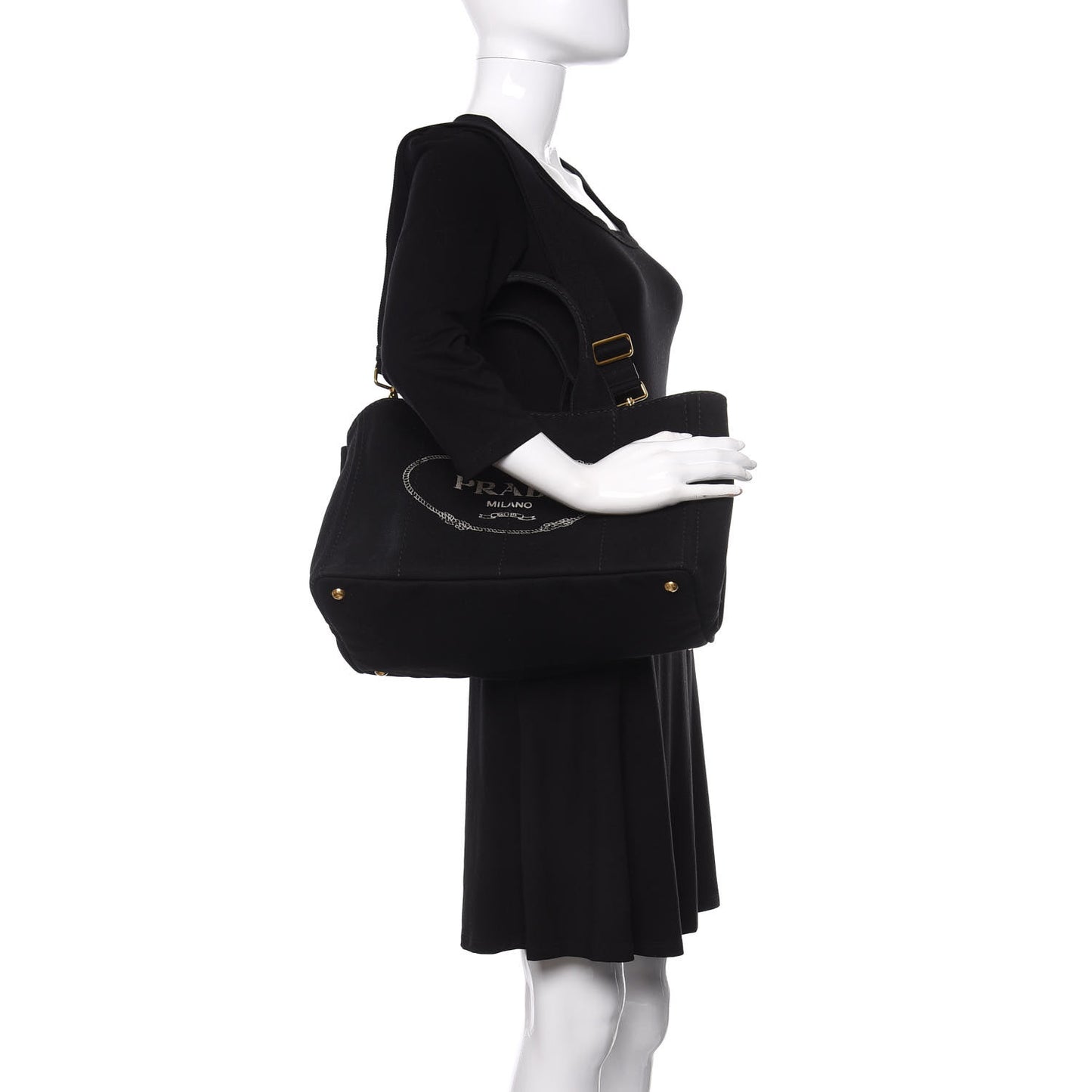Canapa Logo Tote Black