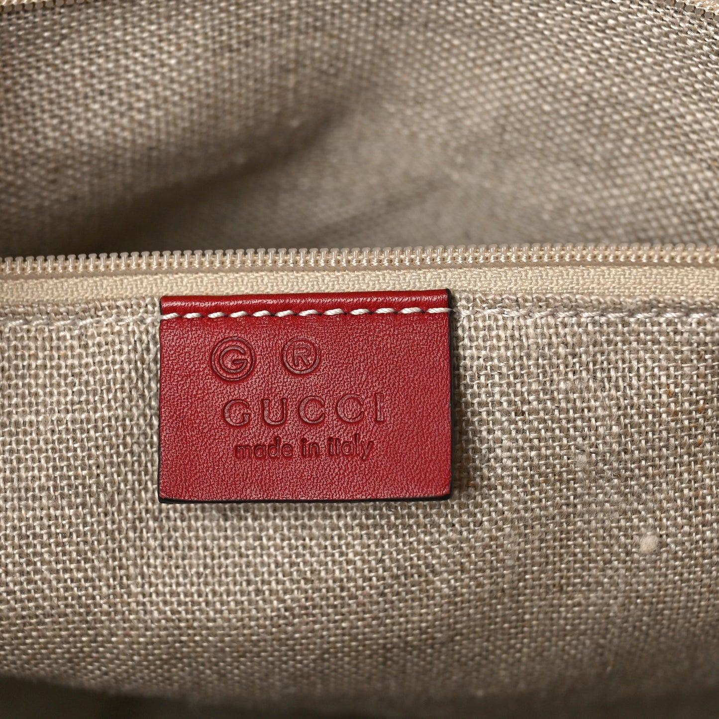 Soft Microguccissima Large Dome Satchel Red
