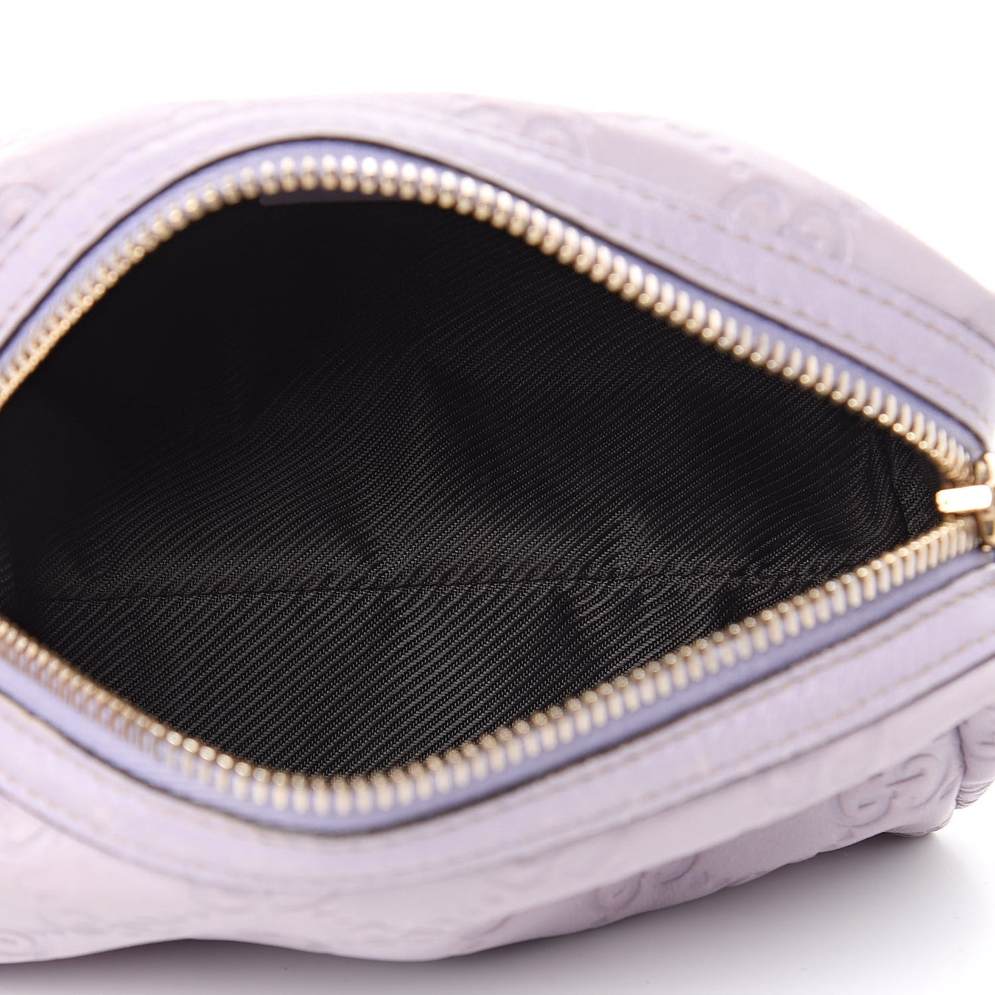 Guccissima Small Cosmetic Case Lilac