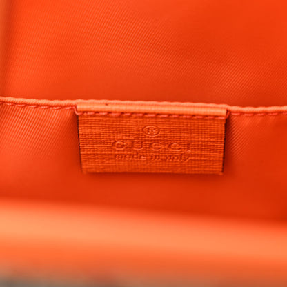 Gucci GG Supreme Monogram Banana Childrens Tote Beige Ebony Multicolor Carrot Orange 6 of 9