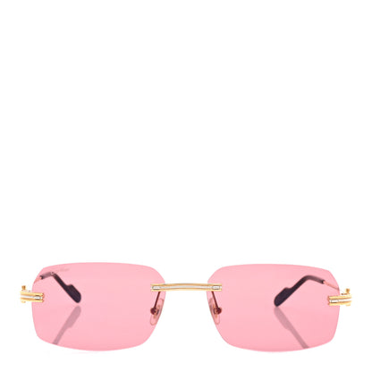 Cartier Premiere De Cartier Square Sunglasses Pink Gold 2 of 8