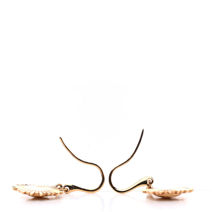 Louis Vuitton Brass Vendome Drop Earrings Gold 3 of 3