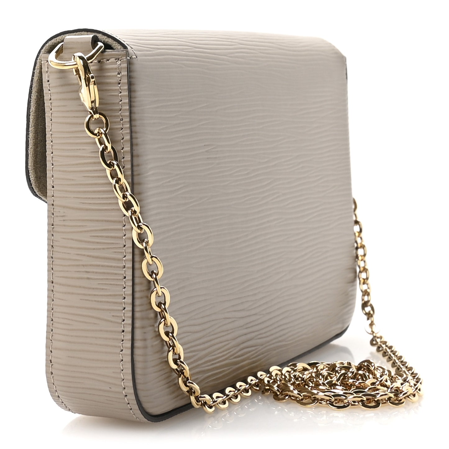 Epi Felicie Pochette Chain Wallet Galet