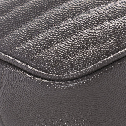 Saint Laurent Grain De Poudre Matelasse Monogram Mini Lou Camera Bag Fog 11 of 13
