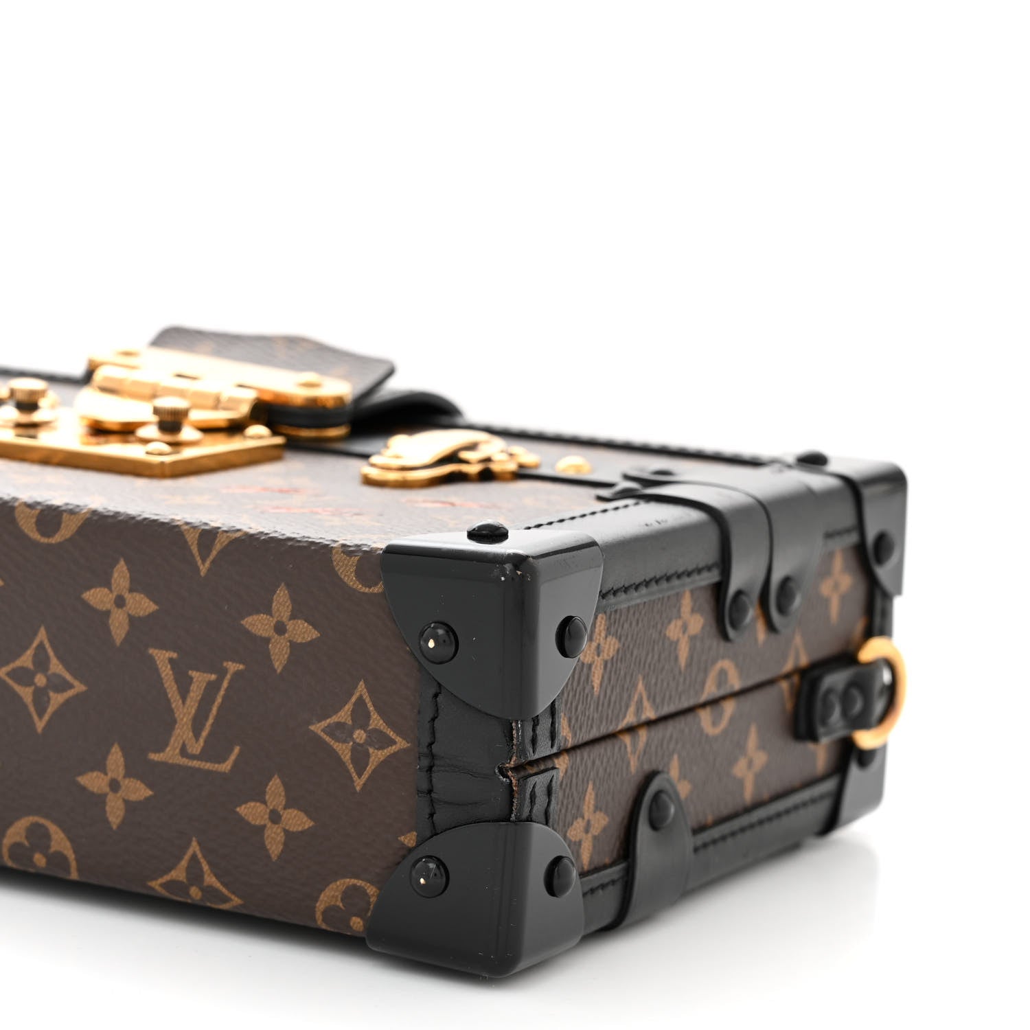 Louis Vuitton Monogram Petite Malle Black 9 of 13