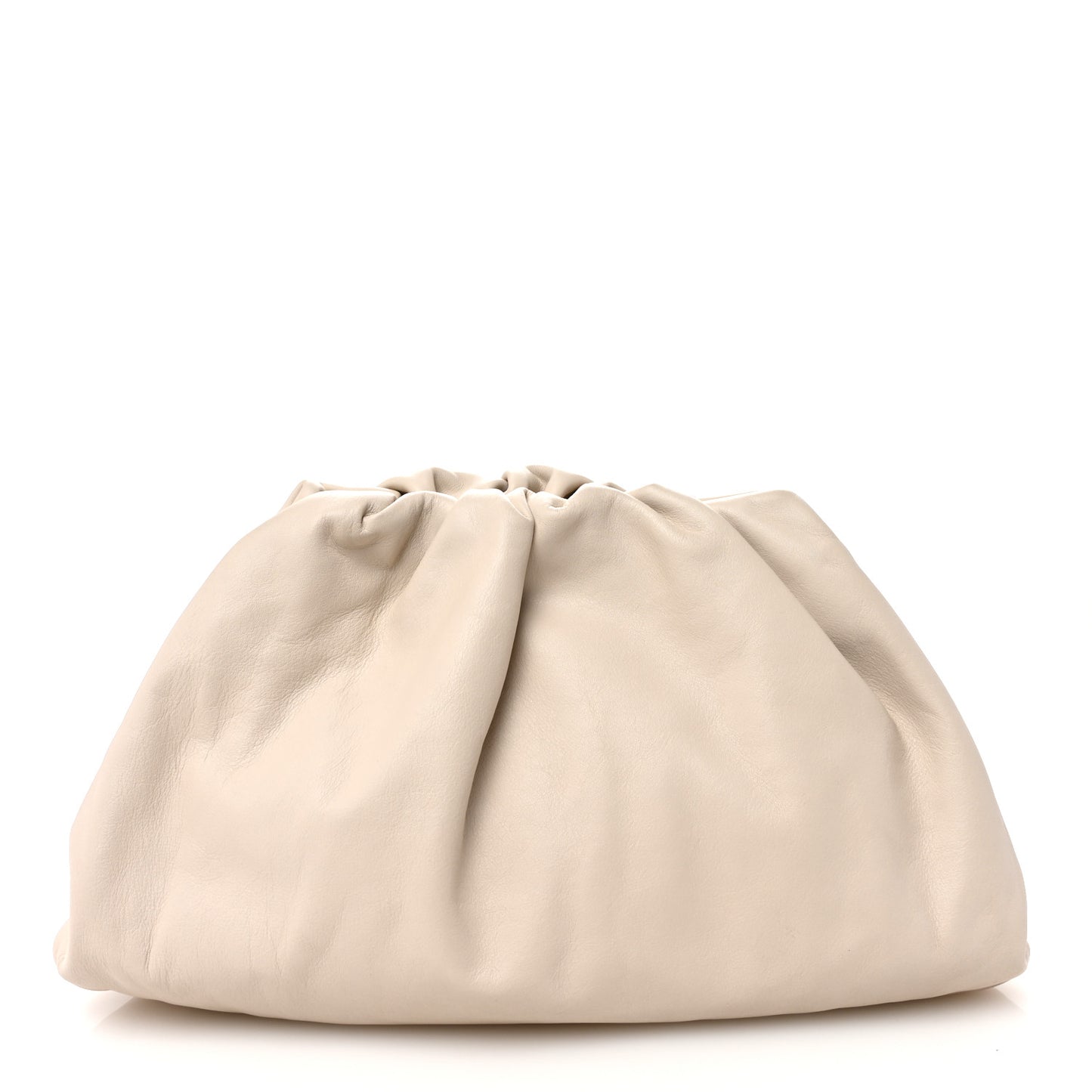 Smooth Butter Calf The Pouch Oversized Clutch Plaster