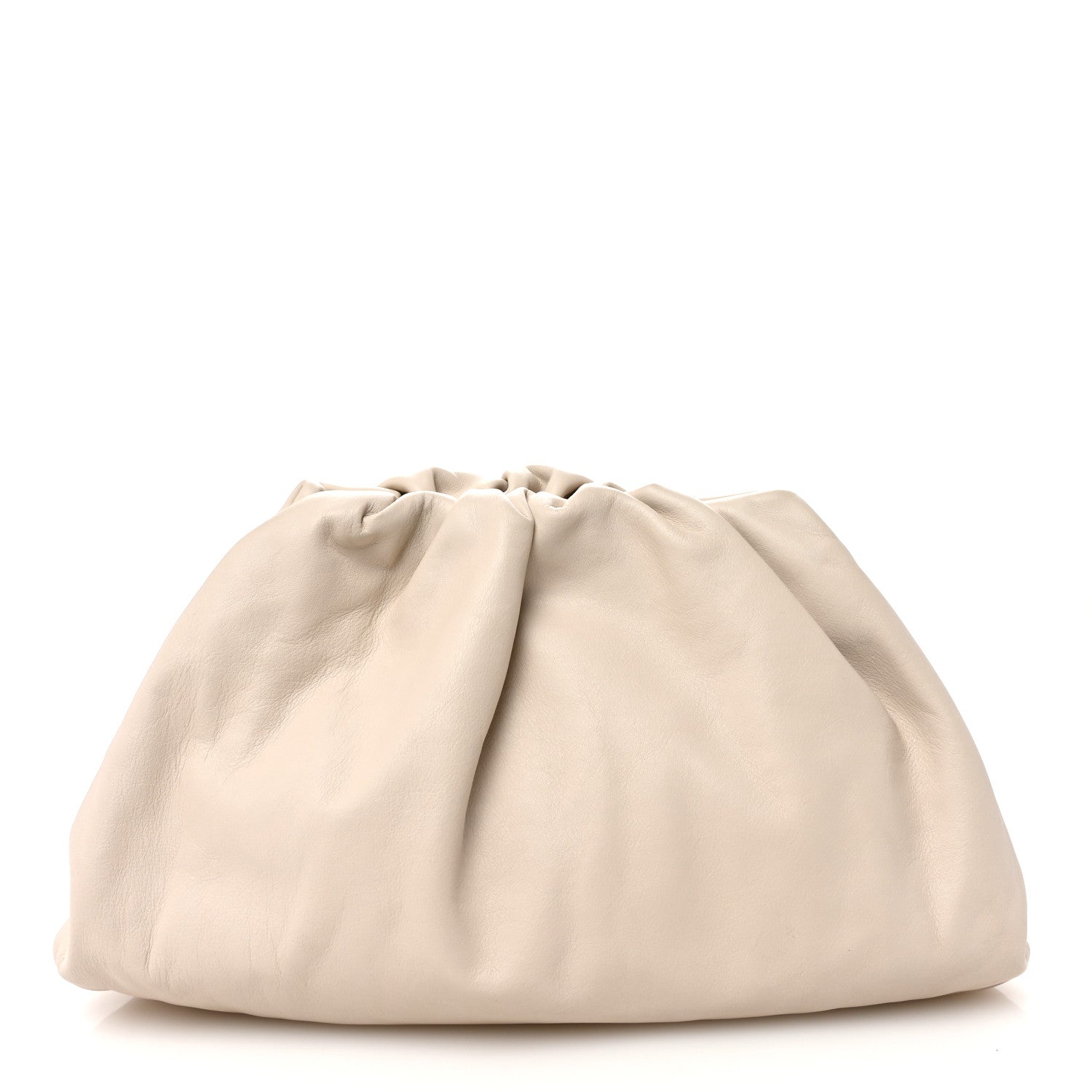 Bottega Veneta Smooth Butter Calf The Pouch Oversized Clutch Plaster 1 of 11