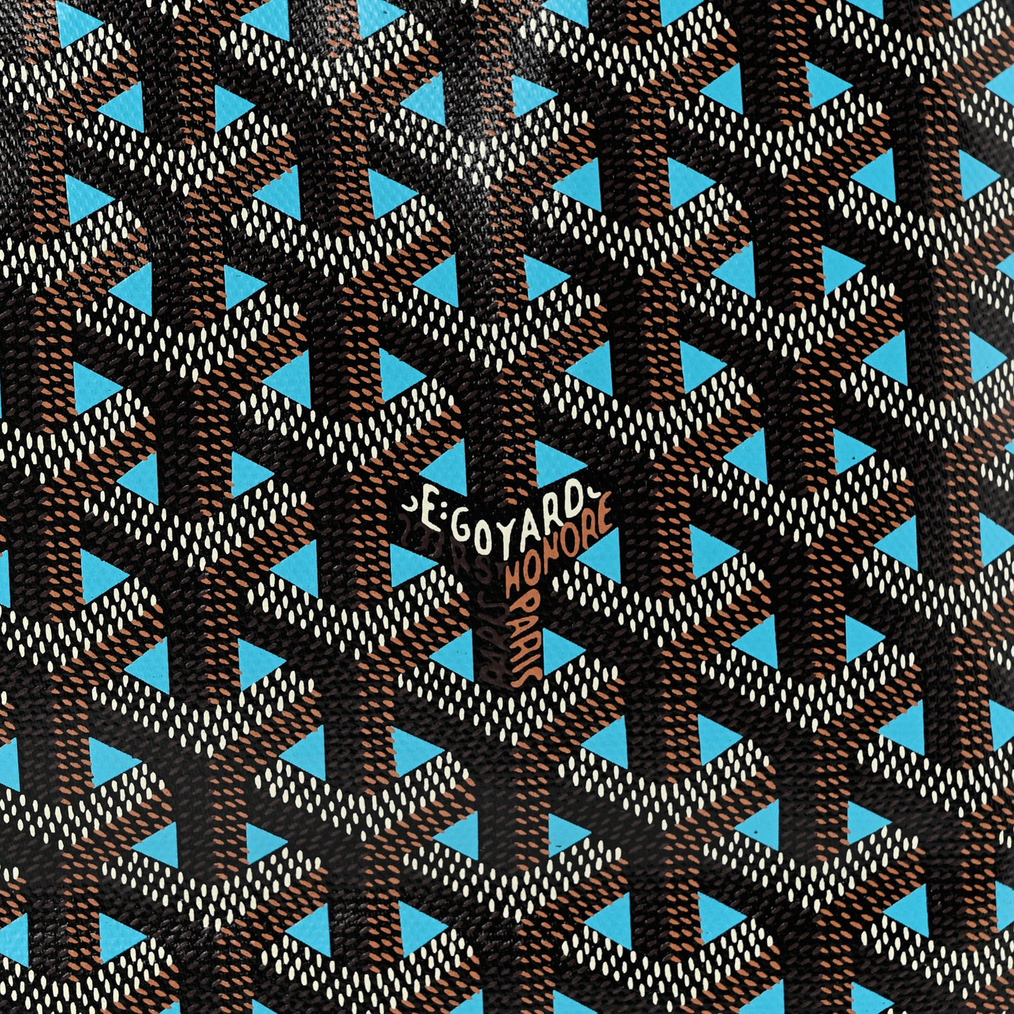 Goyardine Saint Louis Claire Voie PM Black Blue