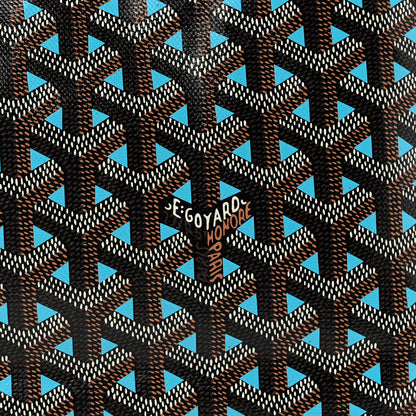 Goyard Goyardine Saint Louis Claire Voie PM Black Blue 5 of 7