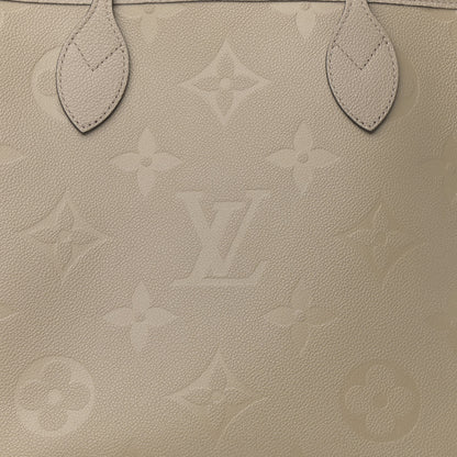 Louis Vuitton Empreinte Monogram Giant Neverfull MM Tourterelle 8 of 12