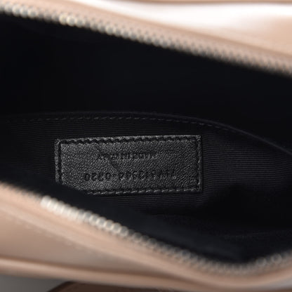 Saint Laurent Calfskin Matelasse Monogram Lou Camera Bag Dark Beige 7 of 9