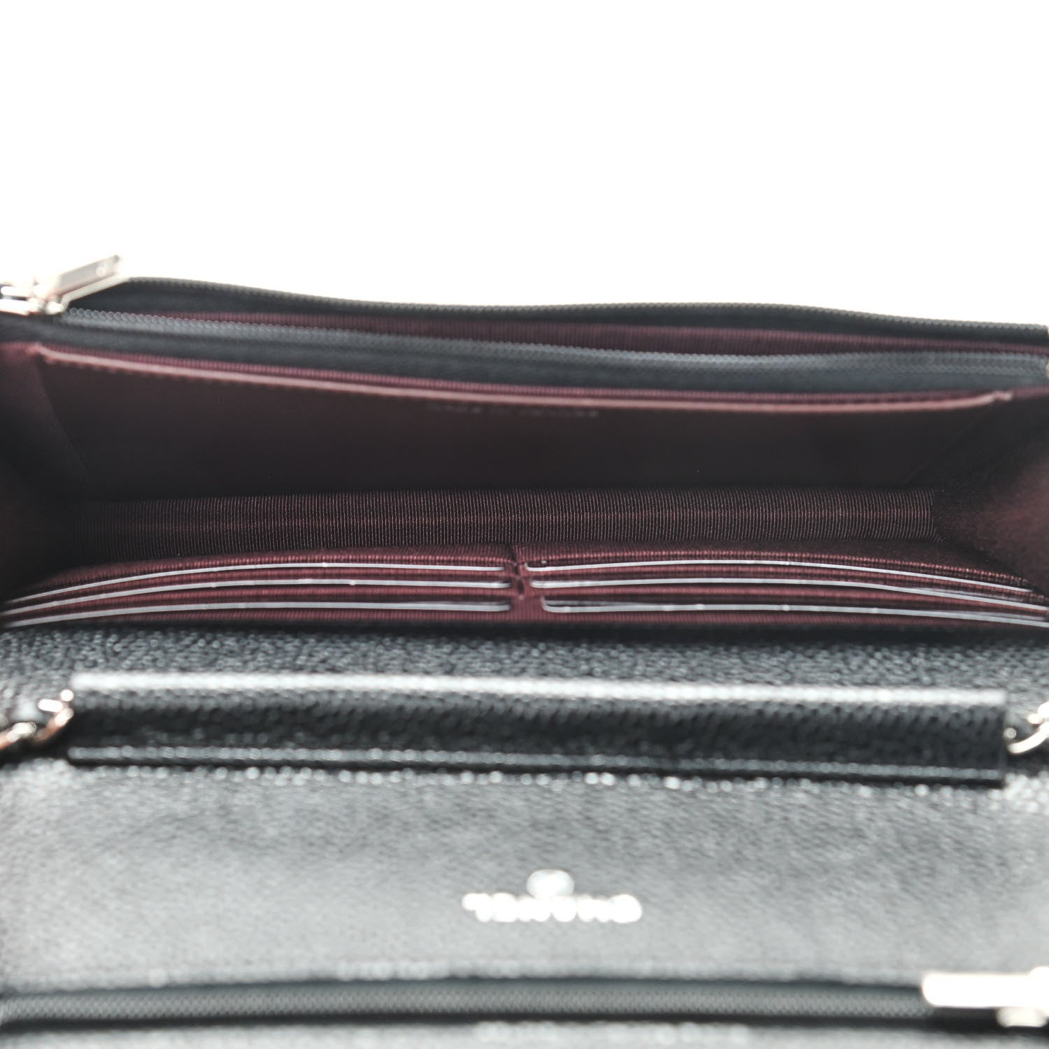 Chanel Caviar Quilted Wallet On Chain WOC Black 5 of 10