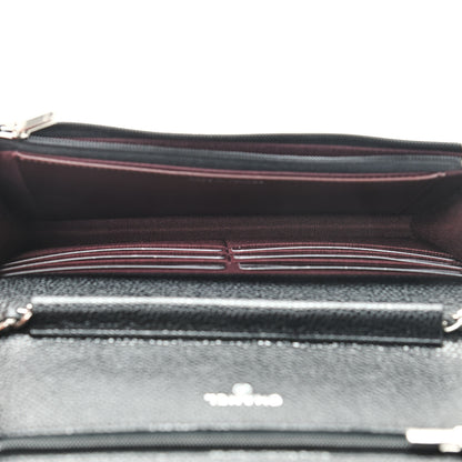 Chanel Caviar Quilted Wallet On Chain WOC Black 5 of 10
