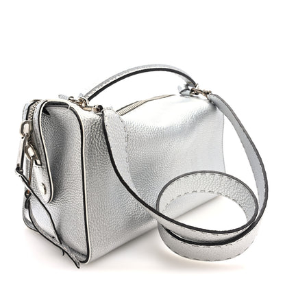 Fendi Cuoio Romano Lux Selleria Lei Boston Tote Argento 3 of 9