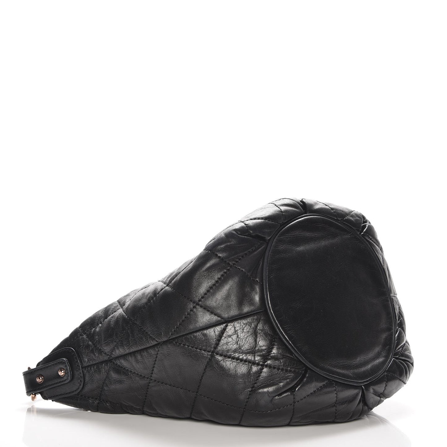 Lambskin Cloudy Bundle Hobo Black