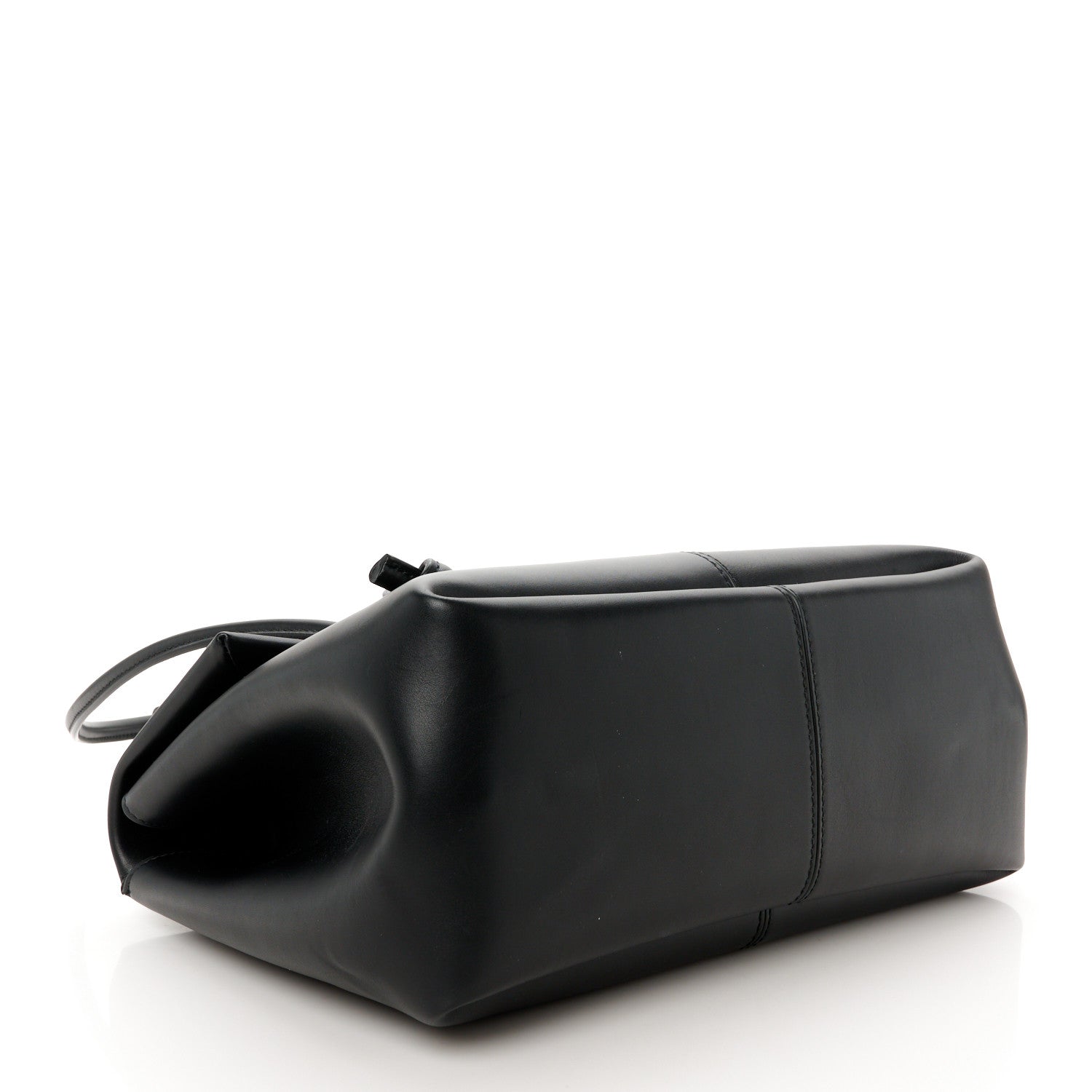 Bottega Veneta Calfskin Medium Falcon Shoulder Bag Black 4 of 10