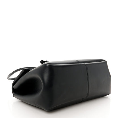 Bottega Veneta Calfskin Medium Falcon Shoulder Bag Black 4 of 10