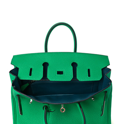 Hermes Togo Verso Birkin 25 Menthe Vert Bosphore 18 of 34