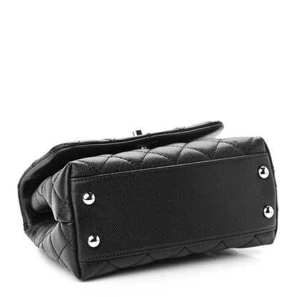 Chanel Caviar Quilted Extra Mini Coco Handle Flap Black 4 of 10