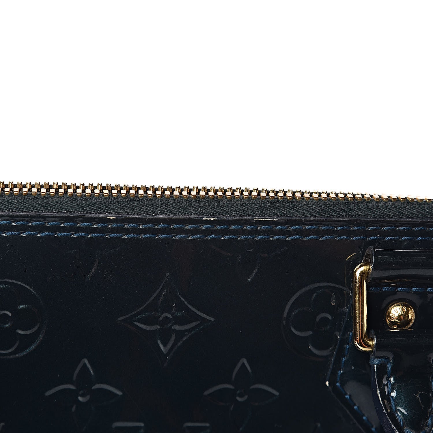 Louis Vuitton Vernis Alma GM Blue Nuit 8 of 42