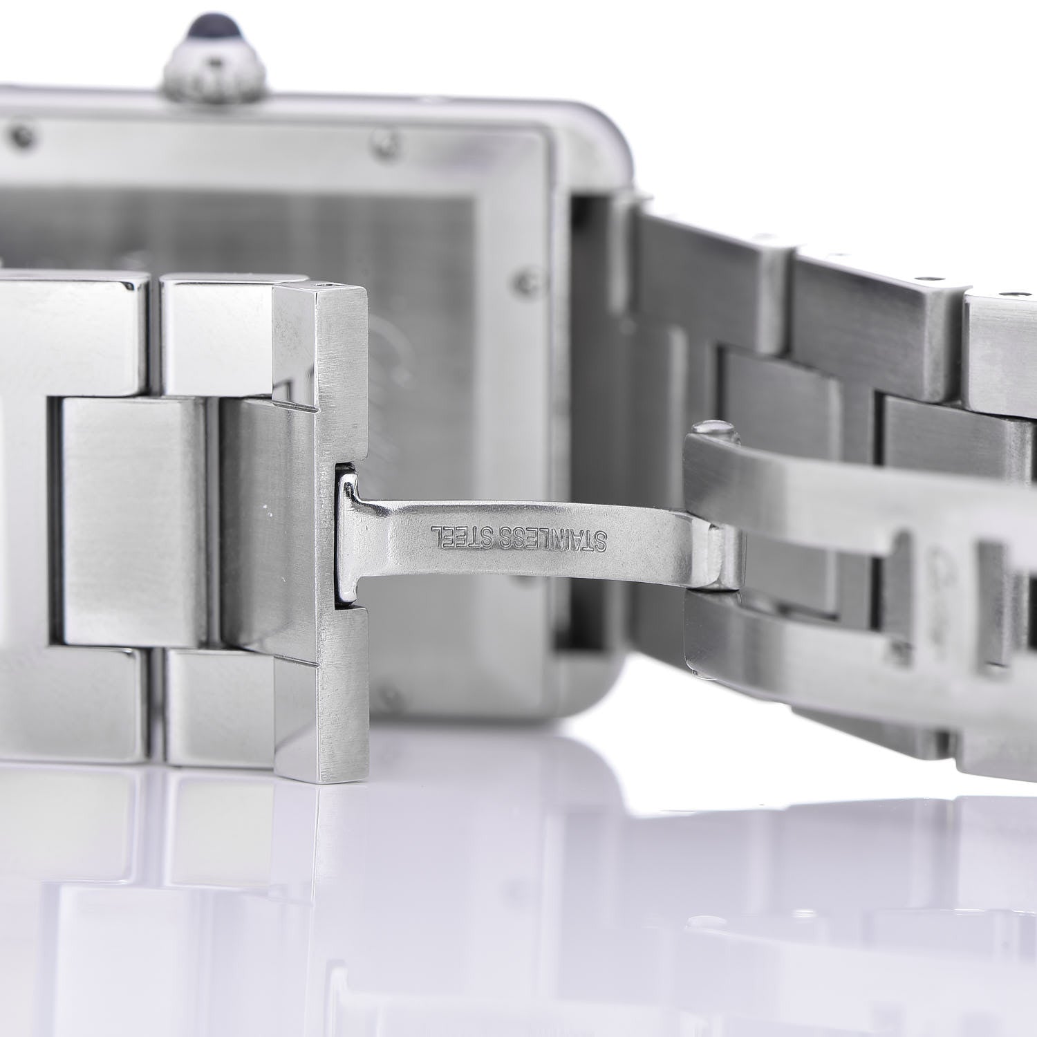 Cartier Stainless Steel 31mm Tank Solo Automatic Watch 6 of 9