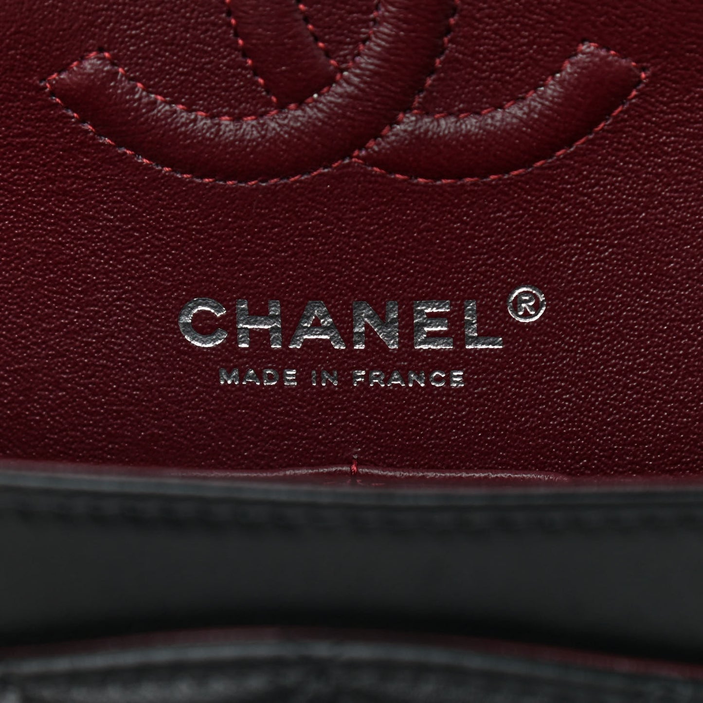 Lambskin Quilted Small Double Flap Black