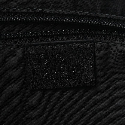 Gucci Calfskin Horsebit Embossed Abbey Messenger Black 6 of 9