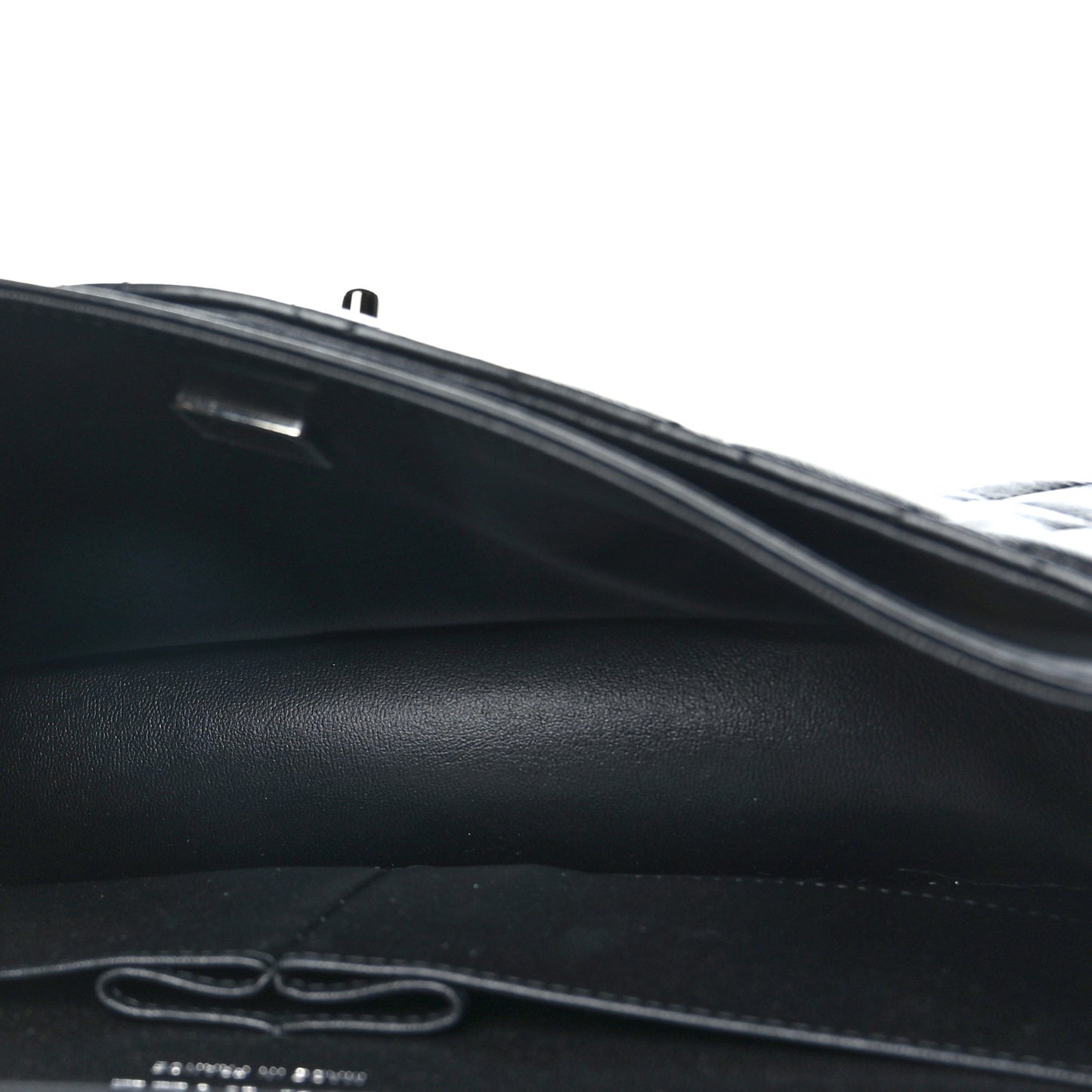 Lambskin Quilted Medium Double Flap So Black