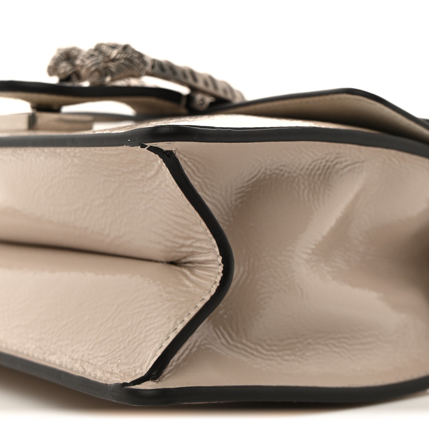 Gucci Crinkled Patent Small Dionysus Top Handle Bag Sphinx 10 of 10