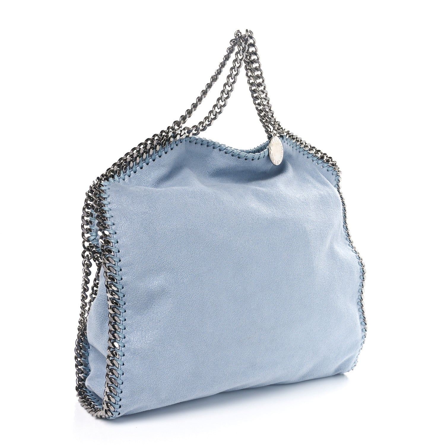Stella McCartney Shaggy Deer Small Falabella Tote Ice Blue 3 of 10
