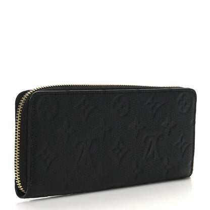 Louis Vuitton Empreinte Clemence Wallet Black 3 of 6