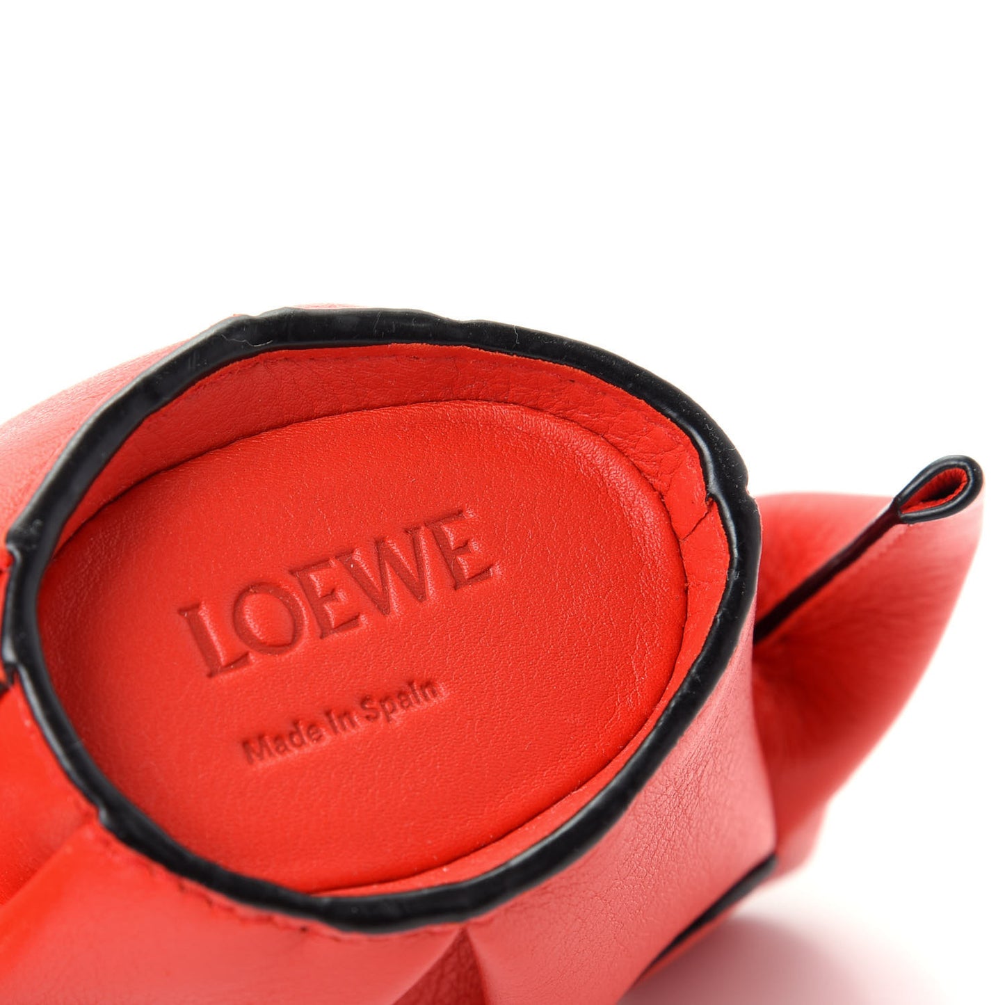 Calfskin Elephant Coin Purse Red
