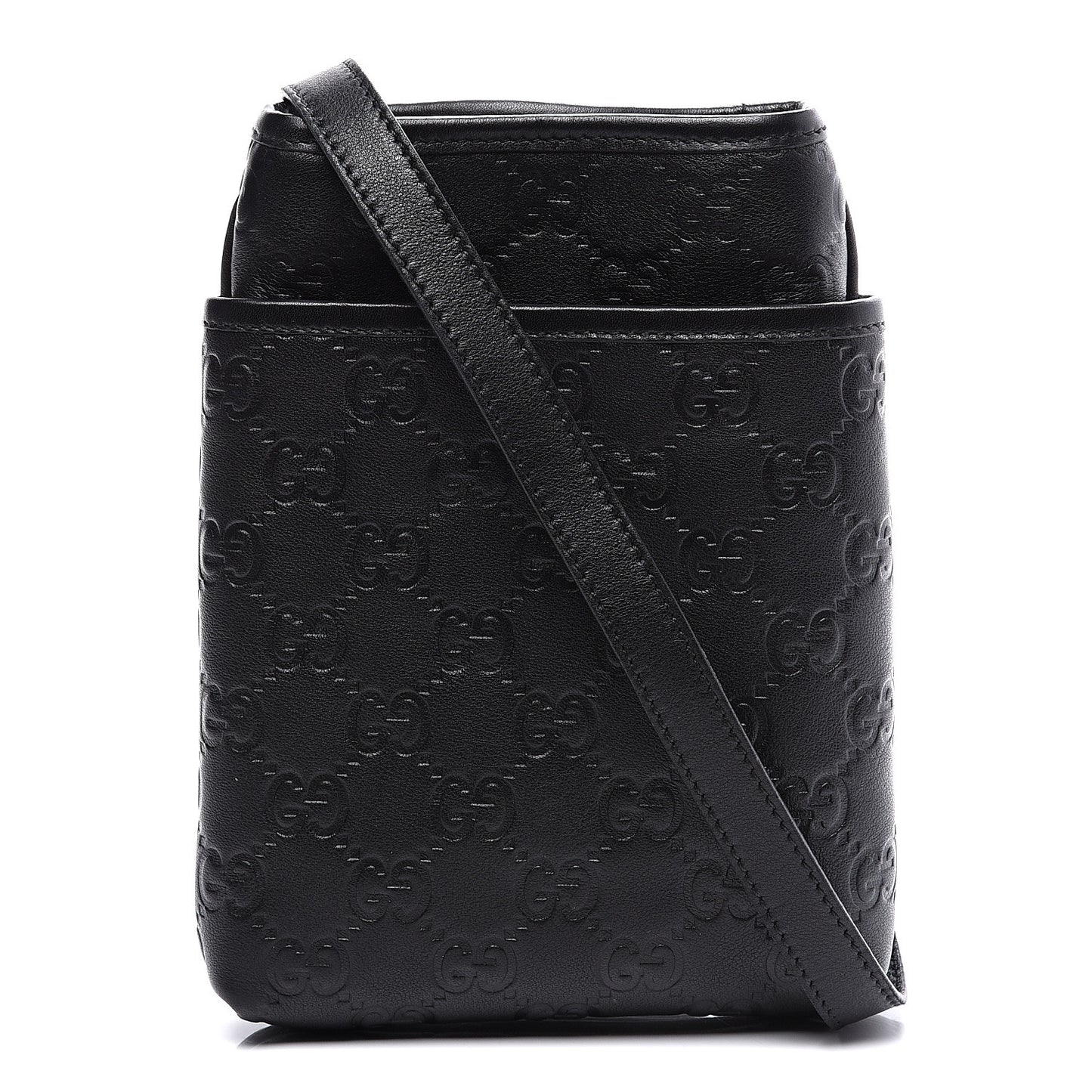 Guccissima Mini Messenger Bag Black