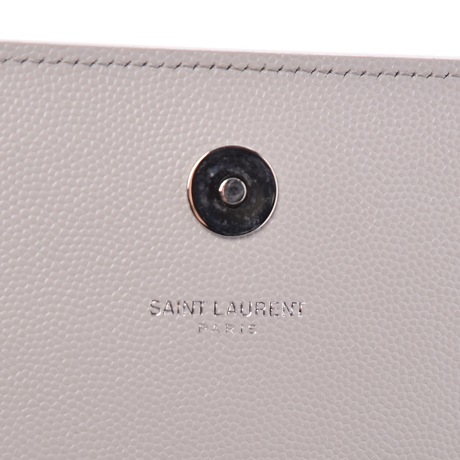 Saint Laurent Grain De Poudre Classic Monogram Kate Clutch Souris 5 of 7