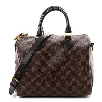 Louis Vuitton Damier Ebene Speedy Bandouliere 25 1 of 10