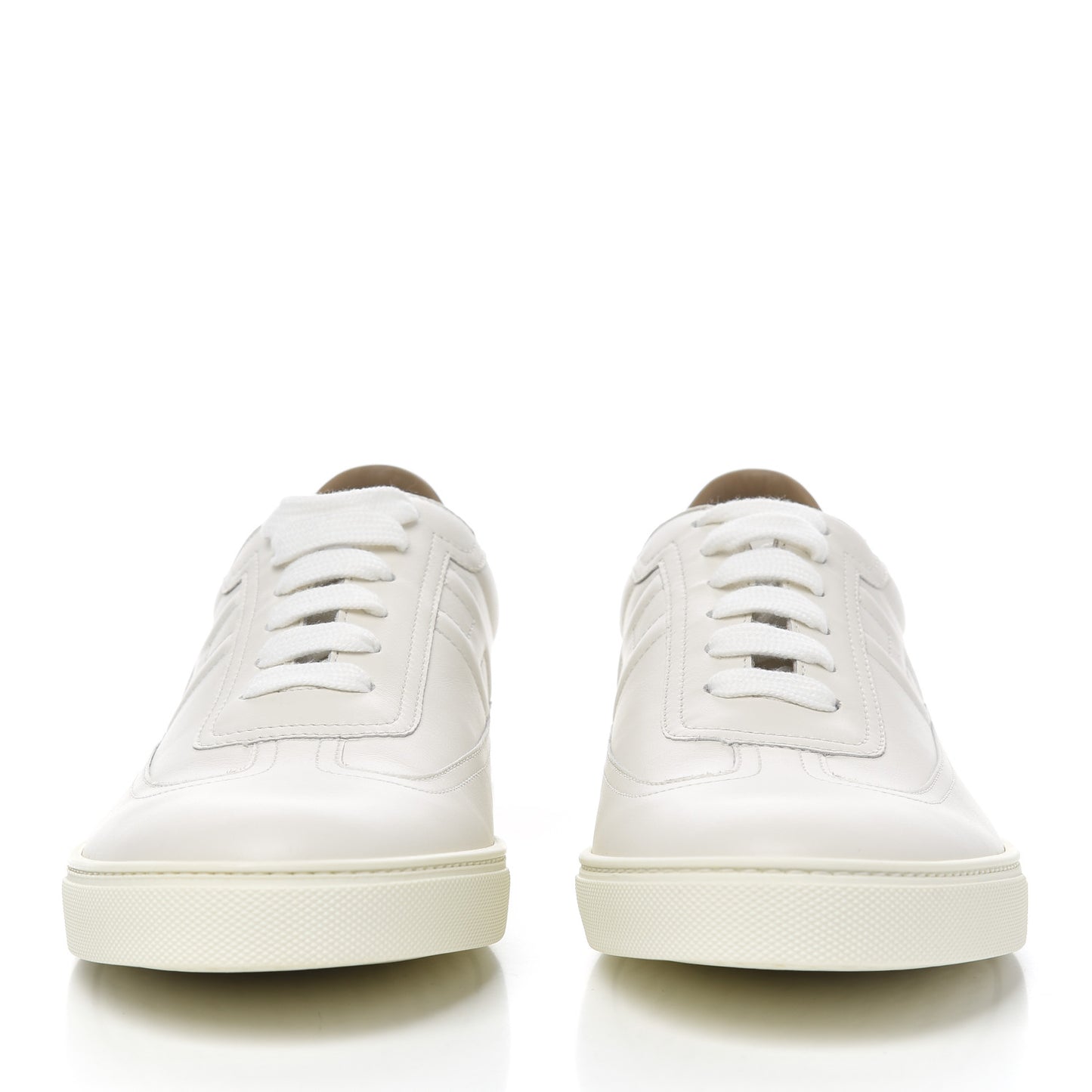Calfskin Mens Quicker Sneakers 42 White Orange