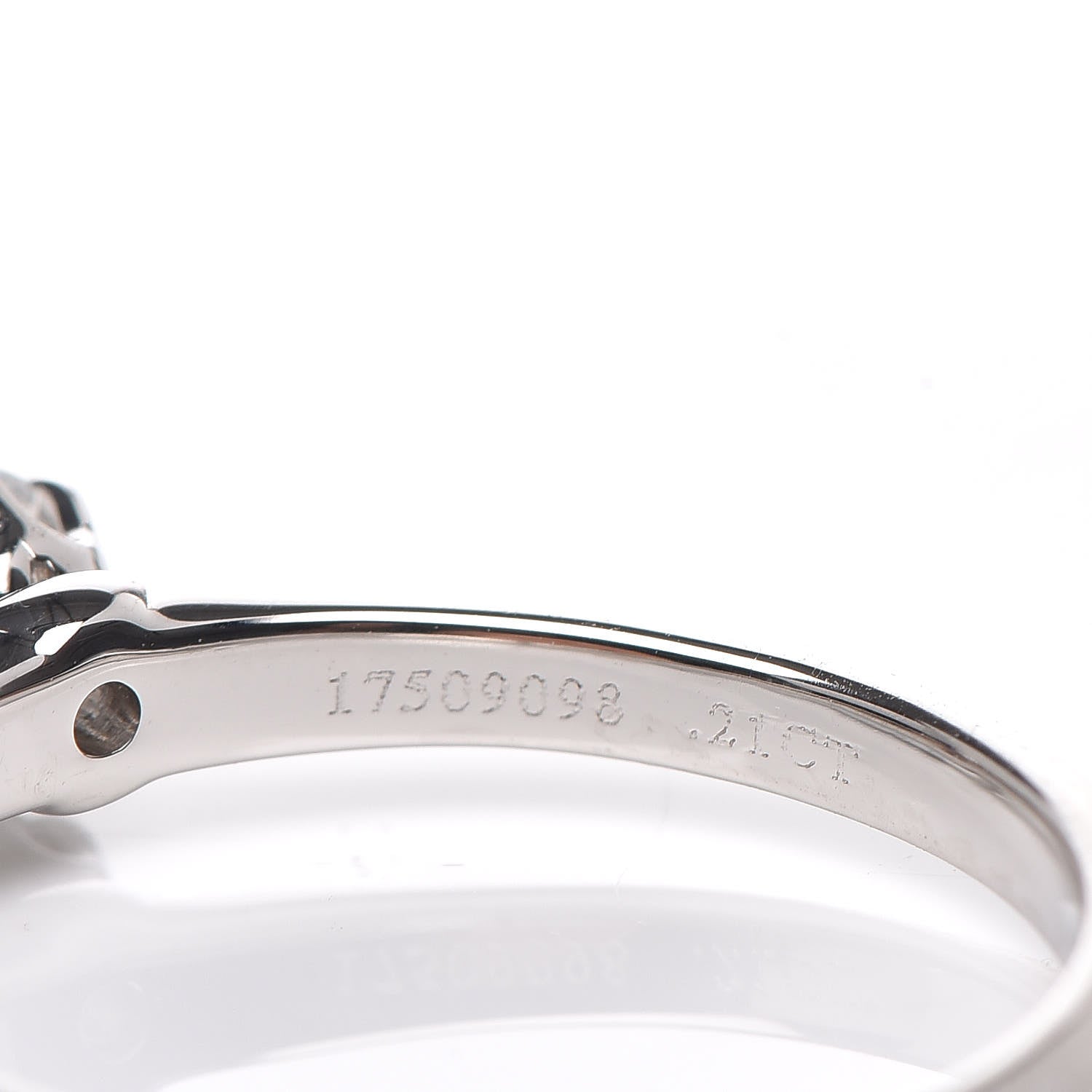 Tiffany Platinum Diamond .21ct Solitaire Engagement Ring 49 5 6 of 7